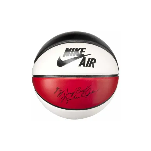 Nike Rubber Basketball Red White Black Size 7 Training Unisex