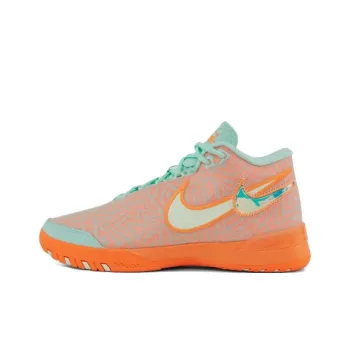 Nike LeBron NXXT Genisus Anti Slip Wear Resistant Low Top Basketball Shoes Men's Orange Green