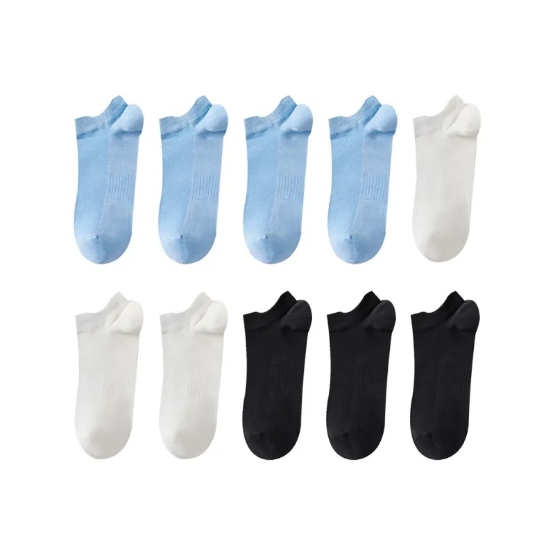 Cotton Gene No Show Socks Men's Combo Set-21