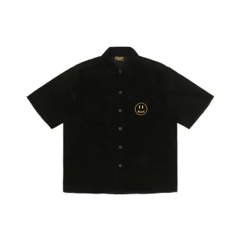 Drew House Letter Logo Series Shirts Unisex Black