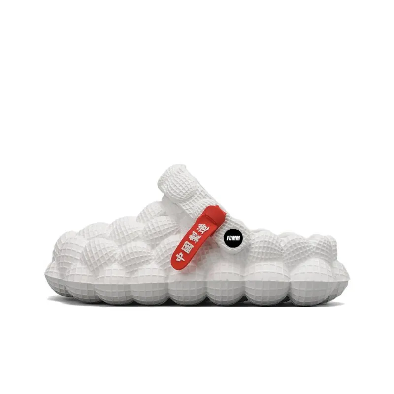 FCMM Wrap toe Slippers Unisex White-0