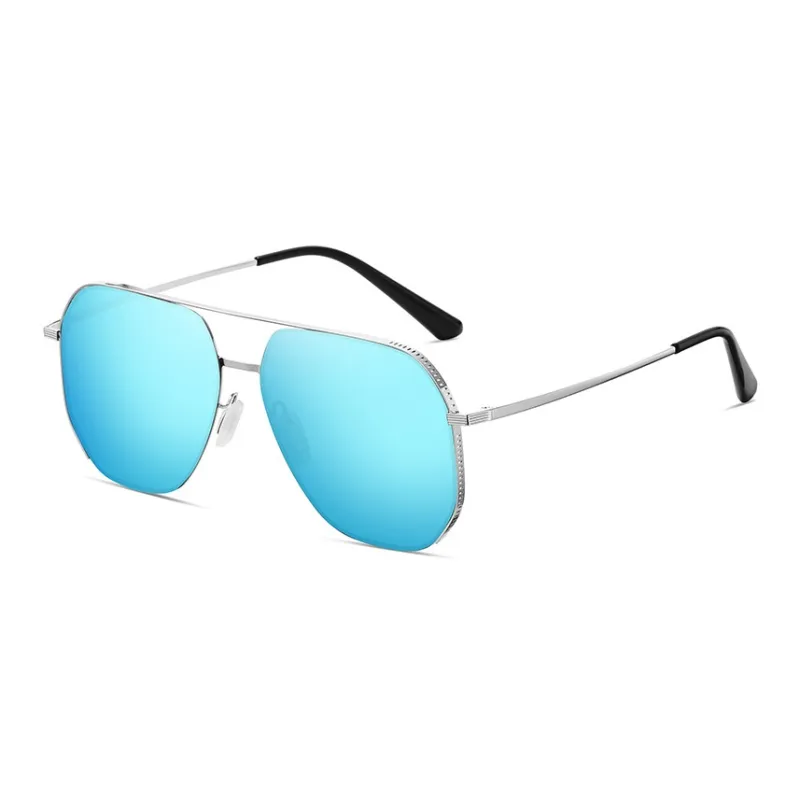 Yamaichi Maru Stainless Steel Irregular Shape Sunglasses Unisex-5
