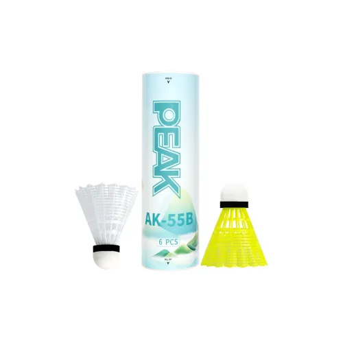PEAK 6 Pack Nylon Indoor And Outdoor Shuttlecocks