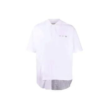 Feng Chen Wang Layered Cotton Polo Shirt