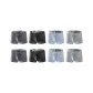 8 Pack (Black 2+Gray Blue 2+Light Gray 2+Dark Gray 2)