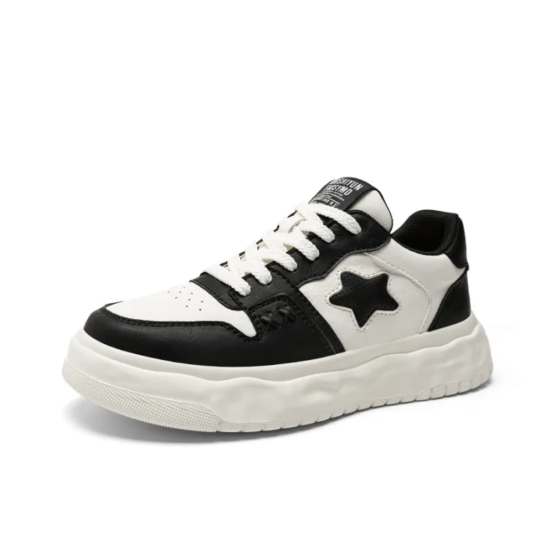 FINEPLAN Slip Resistant Height Increasing Coverage Low Top Skateboard Shoes Men's-1