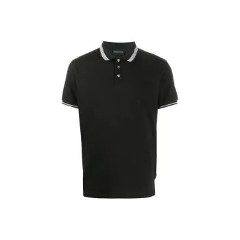 EMPORIO ARMANI Polo Shirt Men's Black