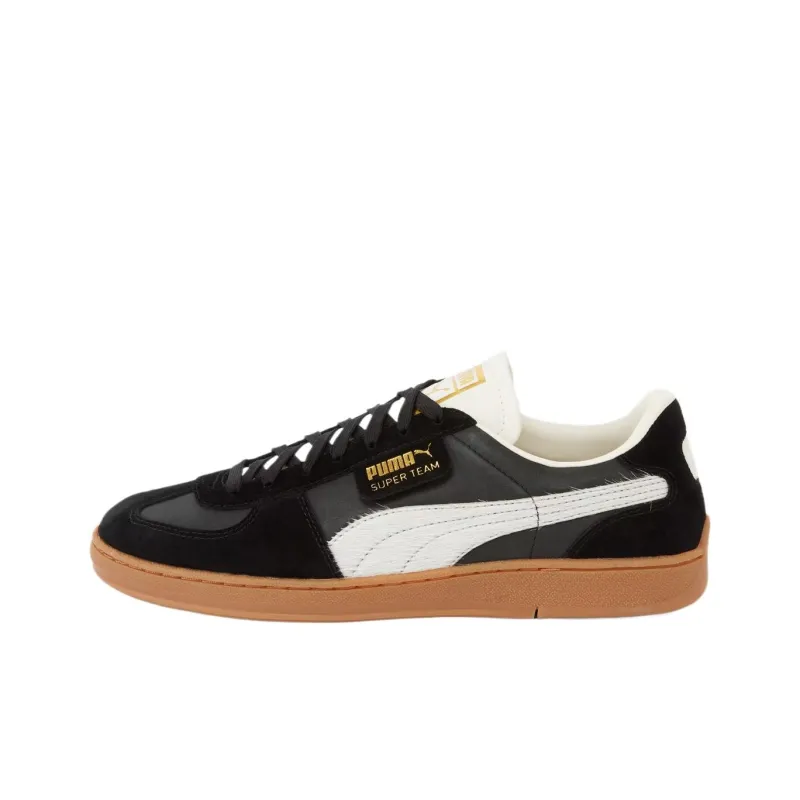 PUMA Low Top Training Shoes Unisex Black White-0