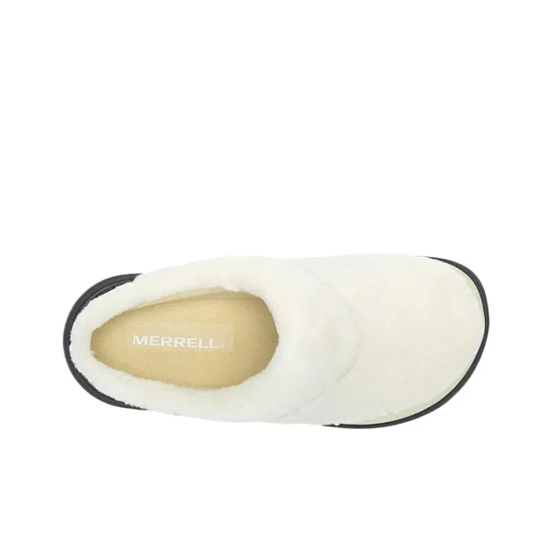 MERRELL Hut Moc 2 Abrasion Resistant Slip Resistant Wrap toe Slippers Women's White-4