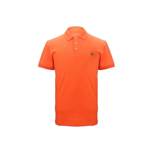 Moose Knuckles Polo Shirts Men Orange Red