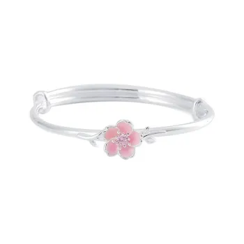 YUOFFICIAL S999 Fine Silver Bangles Women's