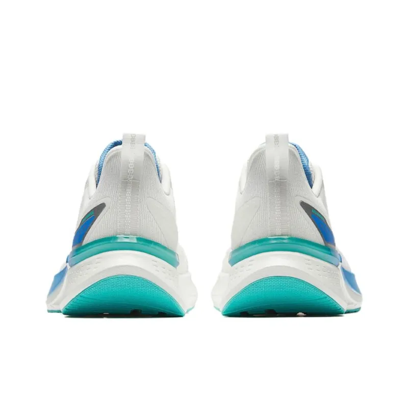 Anta Hydrogen Run 7 Abrasion Resistant Breathable Low Top Casual Running Shoes Men's White Blue-3