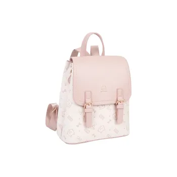 SHORT HAIR GIRL PU Backpack Women's Multicolor
