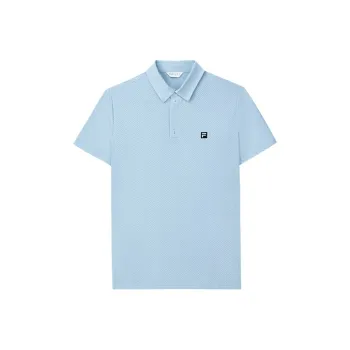 FILA Athletics Polo Shirts Men Light White Blue