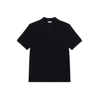 DIOR Logo Embroidered Polo Shirt