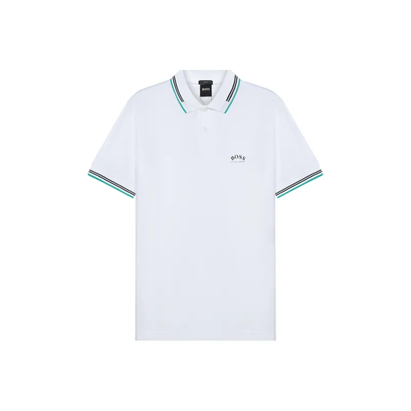 HUGO BOSS Polo Shirts Men White-0