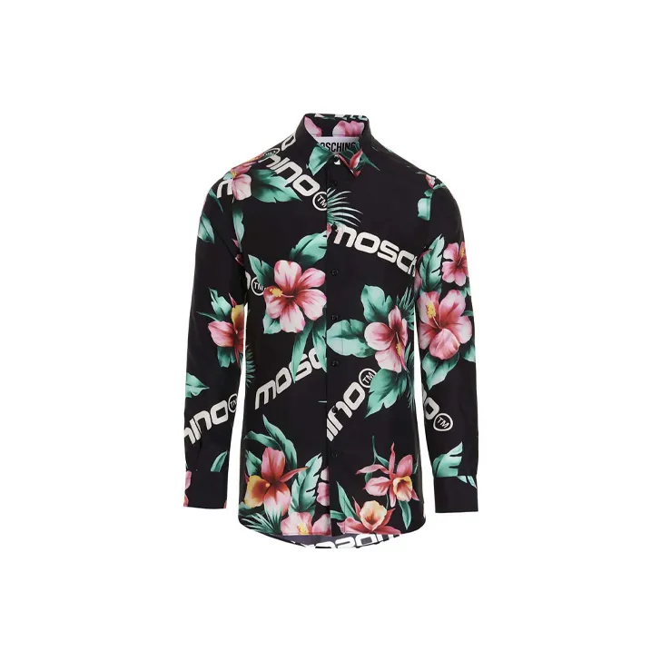 MOSCHINO Shirts Men Black-0