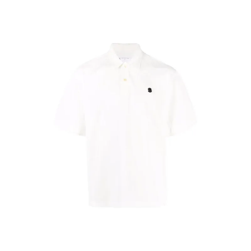 Sacai Polo Shirts Men White-0
