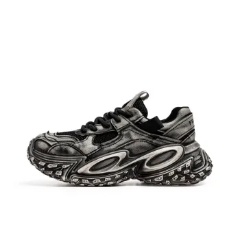 SUPEREDGE Cushioning, Slip Resistant, And Abrasion Resistant Low Top Chunky Sneakers Men's