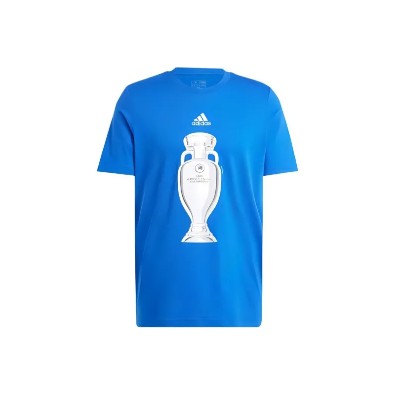 Adidas T-Shirt Unisex Royal Blue-0
