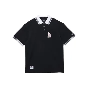 New Era Polo Shirts Unisex Black