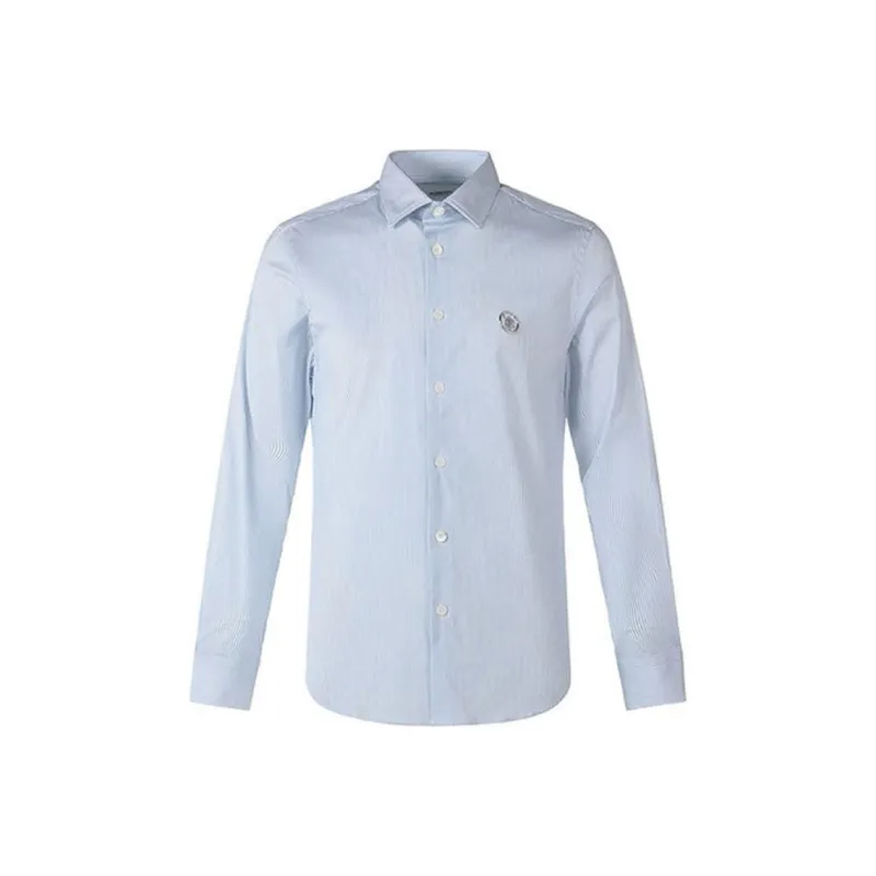 Burberry Shirt Men's Light Blue-0