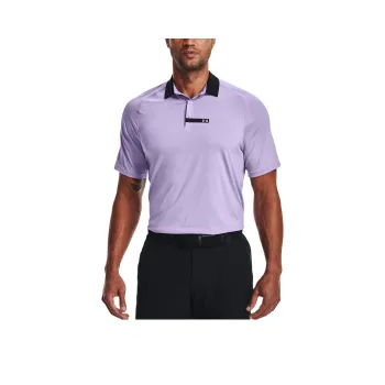 Under Armour Rush Polo Shirts Men Lilac