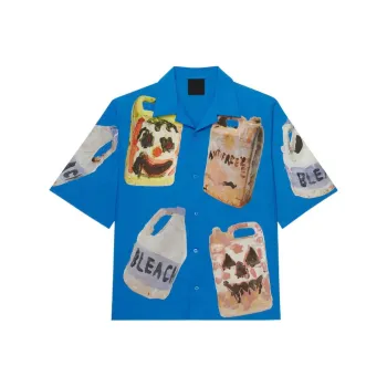 Givenchy Hawaiian Shirt With Ceramic Prints