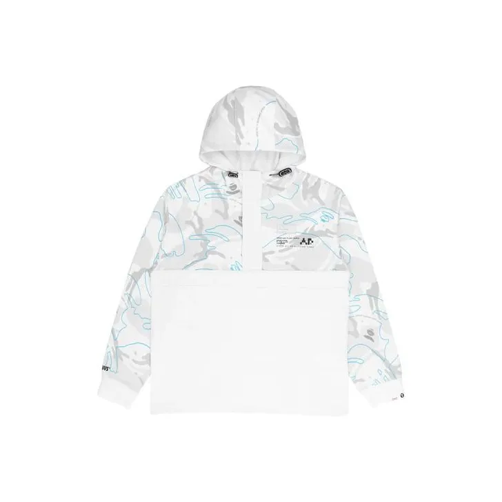 Aape Abstract print Panelled Hoodie-2