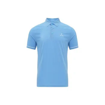 LI NING 1990 Golf Series Polo Shirt Men's Azure Blue
