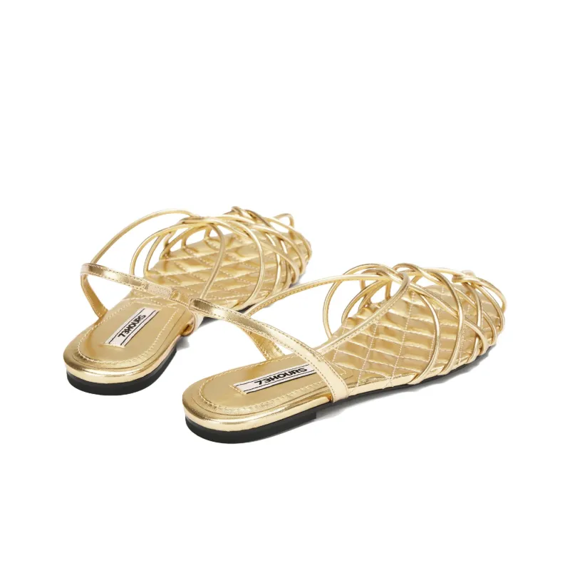 73Hours Alkaline Water Knot Roman Sandals Women's-3