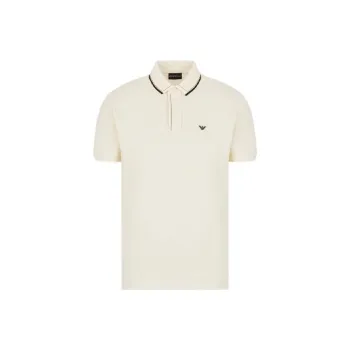EMPORIO ARMANI SS22 Polo Shirt Men's Beige