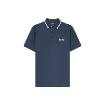 HUGO BOSS Polo Shirts Men Dark Blue