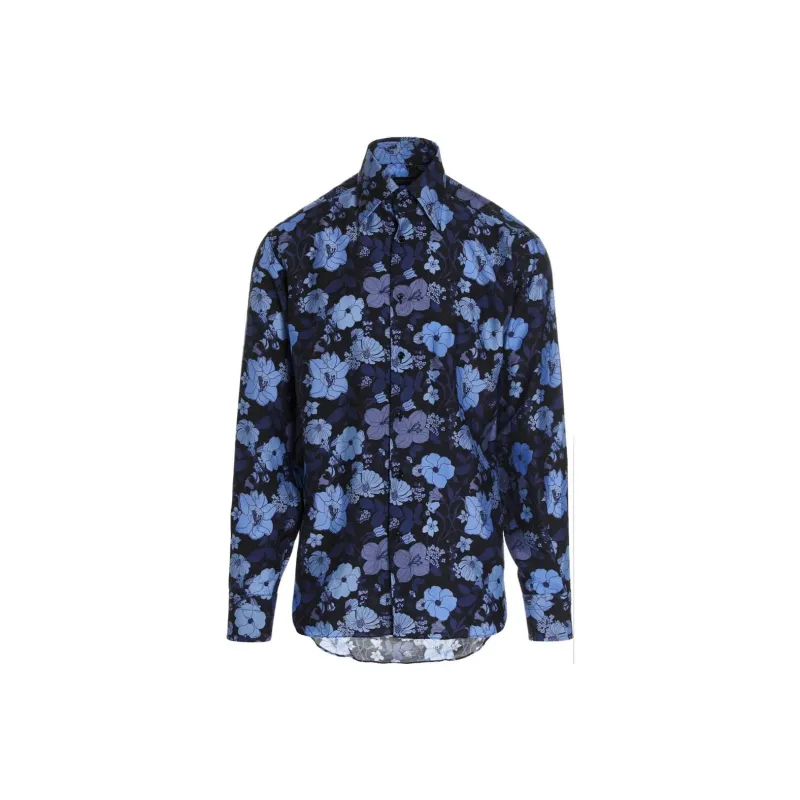 TOM FORD Shirts Men Blue-0