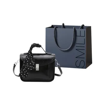 SWIMADE PU Shoulder Bag, Crossbody Bag, Handbag Regular Women's Black/Ecru/Light Blue/Pink
