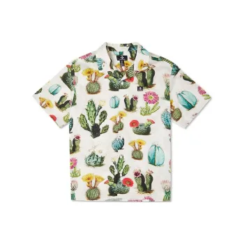 Converse Printed Woven Resort Shirts Men White