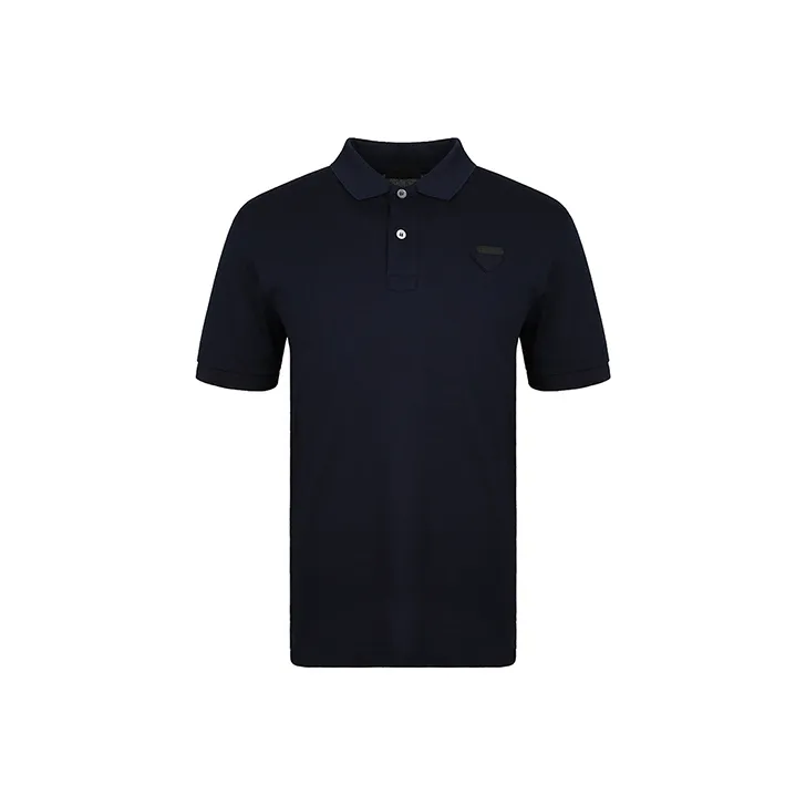 PRADA FW21 Polo Shirt Men's Dark Blue-0