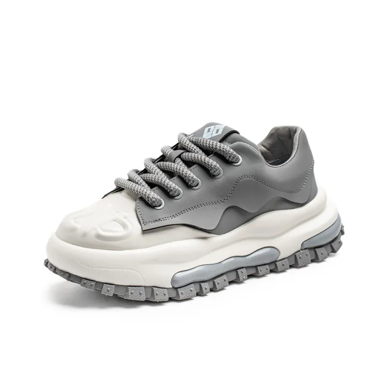 SUPEREDGE Cushioning Slip Resistant Waterproof Low Top Chunky Sneakers Men's-12