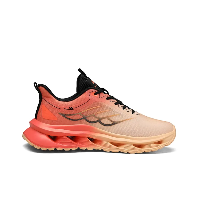Warrior Support Lightweight Low Top Casual Physical Fitness Test Physical Exam Running Shoes Men's Yellow Orange-1