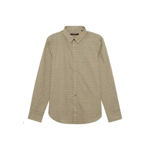 DAVID NAMAN Shirts Men Green