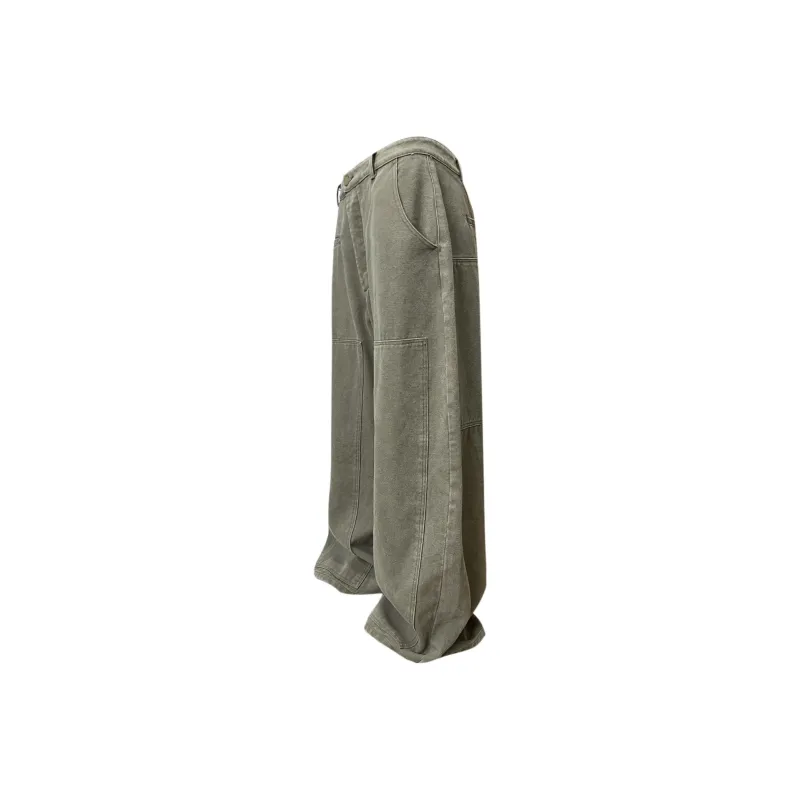 Rusure Cargo Pants Unisex Army Green-1