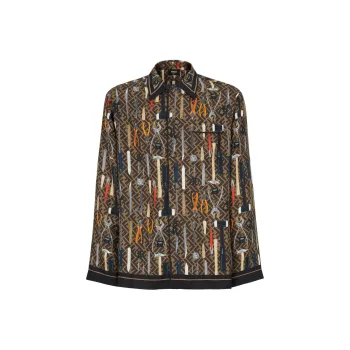 FENDI Graphic print Silk Shirt