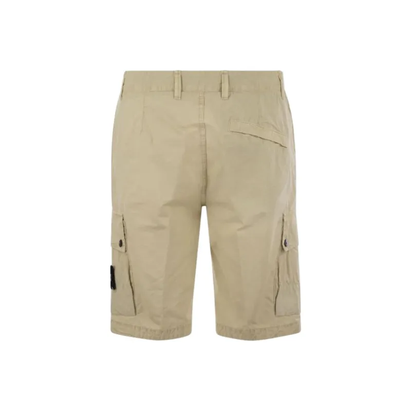 STONE ISLAND Compass Patch Cargo Shorts-1