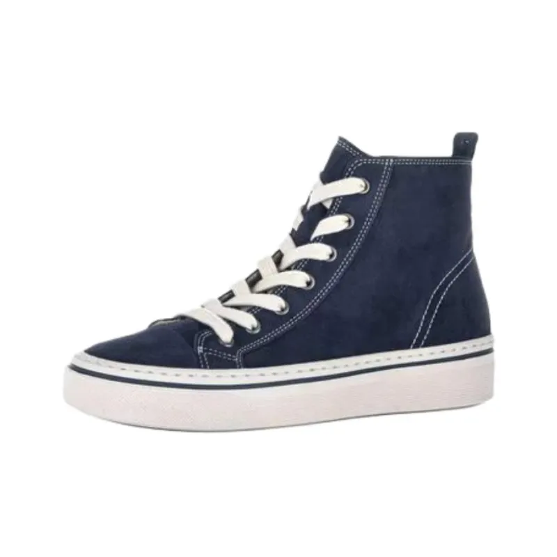 Gabor Fashion High Top Casual Shoes Unisex Blue-1