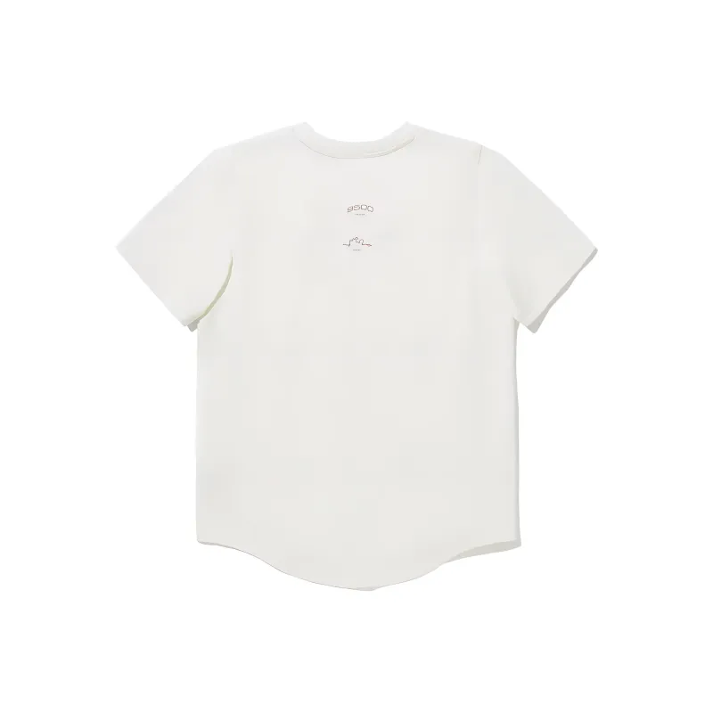 LiNing T Shirts Women's Ivory-1