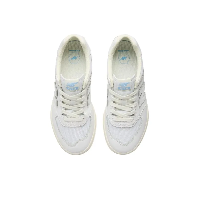 New Balance Numeric 574 Anti Slip Wear Resistant Low Top Skateboard Shoes Unisex White-1