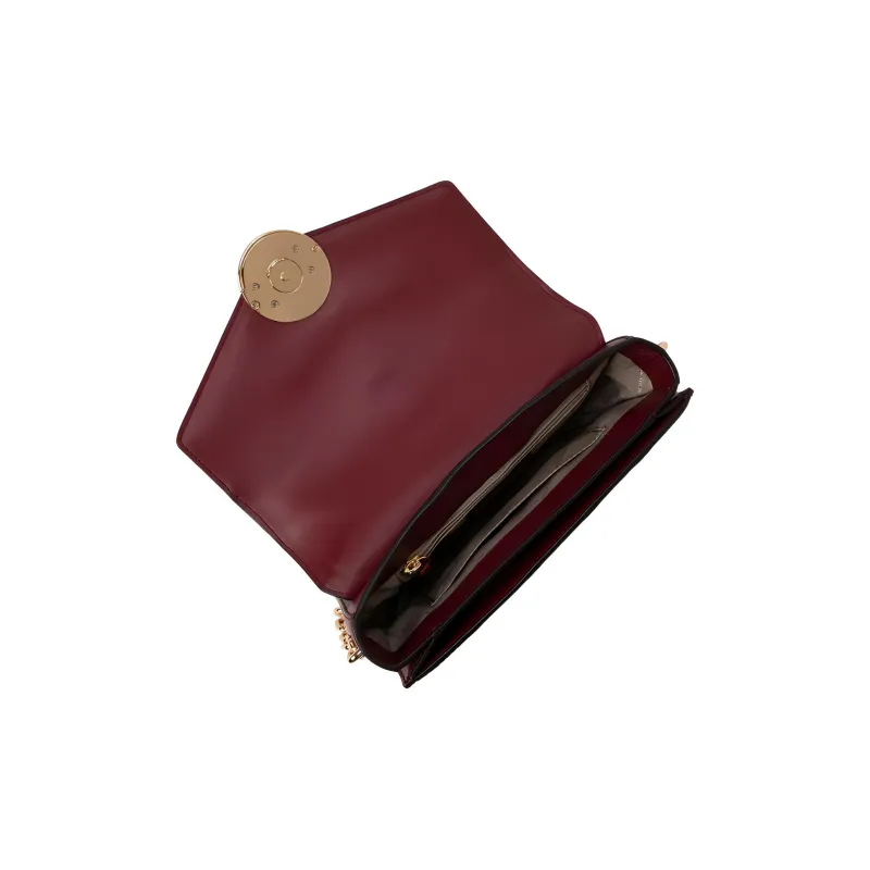 MICHAEL KORS Carmen Chain Bag, Crossbody Bag, Shoulder Bag Women's Burgundy-2