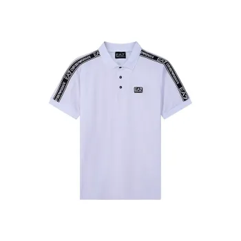 EMPORIO ARMANI EA7 SS22 Polo Shirt Men's White