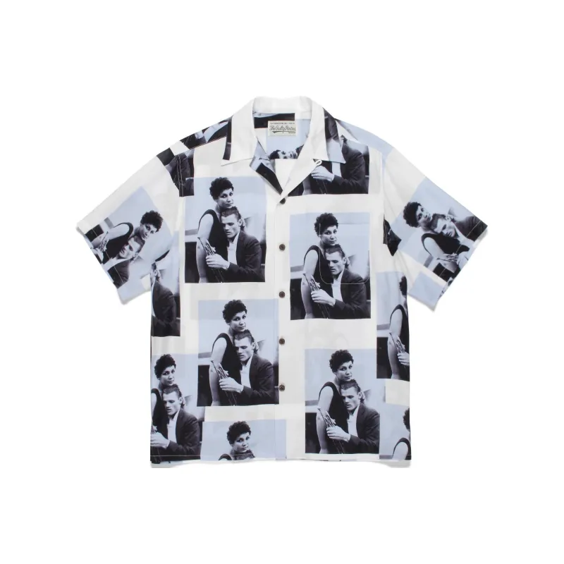 WACKO MARIA WACKO MARIA X Chet Baker Collaboration Series Shirts Men White-0