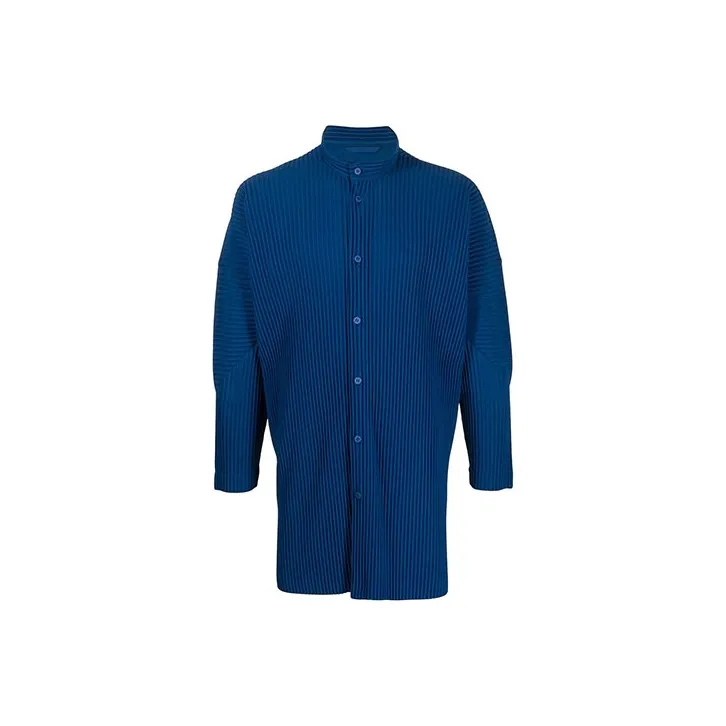 Homme Plissé Issey Miyake Shirts Unisex Blue-0